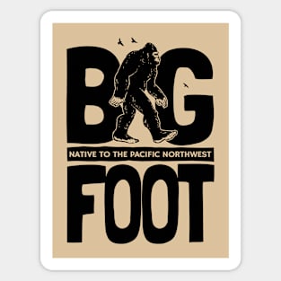 Vintage Bigfoot Sign The Legend Lives Sticker